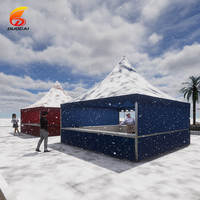 Duocai Auvent de salon extérieur personnalisé 3x3m 5x5m 6x6m Tente pagode avec cadre en alliage d'aluminium à vendre