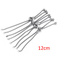Fermoir circulaire réglable en acier inoxydable plaqué or 18 carats avec perles de verre pour la fabrication de bracelets