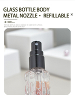 Flacon Décanteur de Parfum de 10 ml en Stock, Bouteille Vide Épaisse et Élégante pour Parfum
