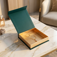 Scatola Regalo di Lusso Personalizzata a Forma di Libro con Logo in Lamina d'Oro, Confezione Rigida con Cassetto Scorrevole, Laminazione Opaca UV per Cosmetici e Spugne