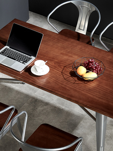 Juego de Mesa y Sillas de Comedor Estilo Industrial. Restaurante Moderno y Sencillo. Cafetería. <span class=keywords><strong>Taberna</strong></span> Musical. Bar. Mesa y Silla. - Product Image 4