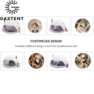 Tenda a Cupola 8M Casa Bolla Gonfiabile Tende Geometriche per Picnic Glamping Hotel Geodome Geodesico UAE Eco Osservazione delle Stelle - Product Image 5