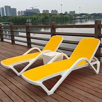 Chaise longue flottante en plastique résistant aux UV pour piscine, chaise flottante pour piscine extérieure, pour chaise longue de bord de piscine