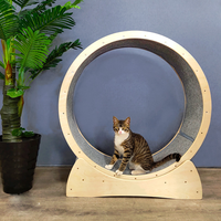 Vente en gros d'usine Jouets pour animaux de compagnie en bois Cadre d'escalade pour chat Roue de sport pour chat Jouet à gratter pour chat Roue de course