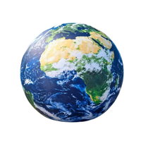 Boule gonflable Planète Terre, globe terrestre gonflable personnalisé imprimé pour exposition et décoration de musée