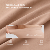 Waistdear - Faja Moldeadora de Cintura Alta con Logotipo Personalizado, Sin Costuras, Invisible, Tipo Tanga, para Mujer