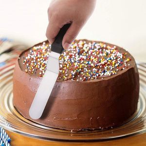 3-Piece Stainless Steel <b>Cake</b> Icing Spatula Set Top Seller Home Baking Tools-Food Shovel Butter Cream Knife Metal PC - Product Image 3