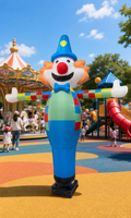 Danseur gonflable personnalisé en forme de clown |   Danseur publicitaire dynamique pour les grandes inaugurations et les événements de carnaval