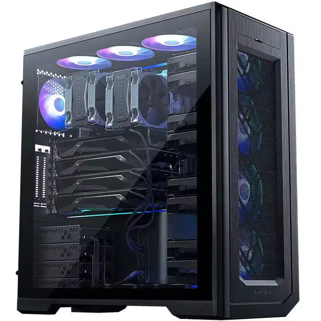 AI Server Workstation 4×RTX 2080Ti 22GB for DeepSeek LLM Inference Coder Model Fine-tuning AI Learning Modeling Training System