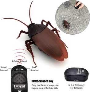 KK New RC Rockroach Điều Khiển Từ Xa Xe Xe Đồ Chơi Động Vật, Điện Tử Thực Tế Chèn Lớn Bug Glowing Eyes Trẻ Em Quà Tặng Sinh Nhật - Product Image 2