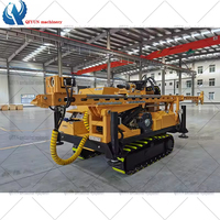 Machine de forage rotative hydraulique sur chenilles QIYUN pour puits miniers, moteur haute productivité, profondeur max. 500m – Vente chaude