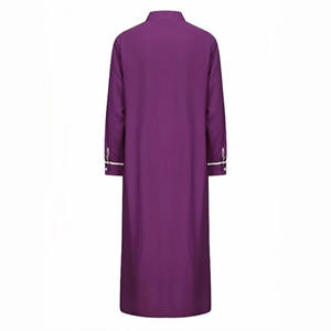 Camisetas Largas para Hombre, Manga Larga, Estilo Musulmán, Túnica Islámica para Hombre, Kaftan, Arabia Saudita, Corte Holgado, Informal, a la Moda - Product Image 3