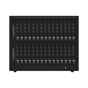 Decodificador de <span class=keywords><strong>Video</strong></span> en Red IP Ultra HD 4K, Multiprotocolo, 64 Canales, 1080P, H.265, Decodificador de <span class=keywords><strong>Video</strong></span> Wall para Sistema de Cámaras de Seguridad CCTV - Product Image 1