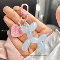 Gantungan Kunci Anjing Jelly Balloon Siap Kirim untuk Remaja Perempuan, Gantungan Kunci Poodle Lucu, Aksesoris Tas, Aksesoris Dompet, Perhiasan Estetik, RTS