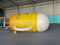 Gobelet à bière gonflable géant de dessin animé pour la publicité et la décoration de rue