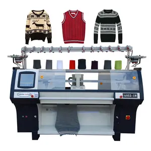 Good price hot sale in Africa market Semi-auto flat sweater knitting machine