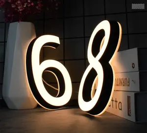 Company Led Sign Customization Logo Led Letter Light Waterproof Outdoor 3d Advertising Sign Custom Led Sign