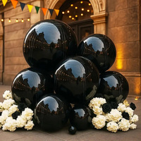 Ballons de fête en gros, décorations de fête, ballons gonflables réutilisables de 50, 60, 70 pouces, grands ballons de fête 4D or et argent