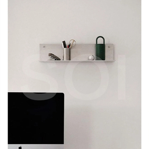 Factory Direct Brushed Stainless Steel Floating Storage Shelf Display Rack <strong>Wall</strong> Mounted Metal <strong>Shelving</strong> <strong>Unit</strong> <strong>for</strong> Store Home Decor - Product Image 4