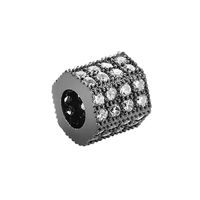 Bijouterie fabrication de bijoux, cubique, pièces de collier de perle, breloques crochet, breloques, à gros trous, bricolage