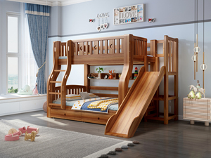 Giường Tầng Cho Trẻ Mới Biết Đi Với Giường Tầng Trượt Có Cầu Thang Ngăn Kéo - Product Image 3