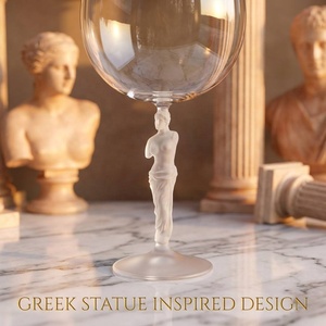 Copa de Vino de Lujo Premium con Forma de Cuerpo, Tallo Esmerilado, Escultura de la Diosa Griega <span class=keywords><strong>Venus</strong></span> de Milo, Copa para Vino Tinto - Product Image 4