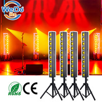 Blinder LED blanc chaud + blanc froid 10*24W DJ Disco Dmx LED Audience Blinder Light Stage Lights avec trépied