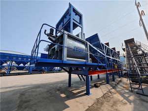 Planta de Concreto de 75m3/h, Estación de Mezcla de Asfalto Premezclado, Bomba, Motor, PLC, Planta Dosificadora de Concreto, Fabricación de Plantas de Mezcla de Concreto - Product Image 4