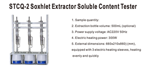 Extracteur Soxhlet, testeur de teneur soluble, équipement de laboratoire géotechnique pour l'analyse des substances solubles dans le sol - Product Image 2