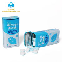 Wholesale Customized Hard Sour Flavoured Sugar-Free Xylitol Sweetened Mints Bulk Candy with Sweet Taste