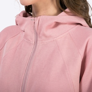 Suéteres personalizados de otoño para <span class=keywords><strong>mujer</strong></span>, sudadera para <span class=keywords><strong>mujer</strong></span>, jersey de media cremallera con capucha de Color sólido, Tops, sudadera a la moda, Jersey al por mayor - Product Image 3