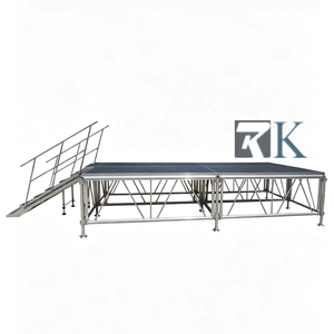 Portable Stage Mobile Performance Music Stages Platform Wedding Plywood Stage - Product Image 1