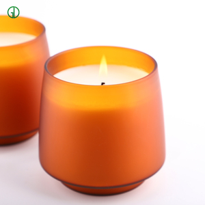 Wedding <strong>Decoration</strong> Borosilicate Glass Candle <strong>Jars</strong> Amber Glass Candles Holders Glass Container Candle <strong>Jar</strong> - Product Image 2