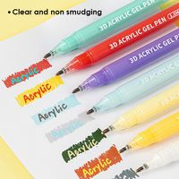Marqueur acrylique multi-couleurs non toxique Foska, vente chaude, 36 54 couleurs, marqueurs à l'alcool, gel acrylique 3D, ensemble de dessin pour étudiants