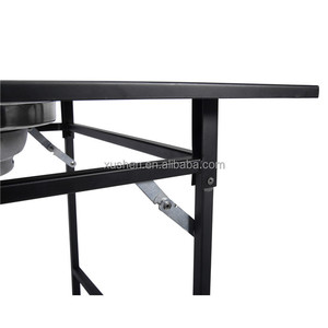 Nhà Máy Bán buôn thép di động than BBQ nướng đặt đóng dấu gấp bảng cho dã ngoại ngoài trời & cắm trại - Product Image 3