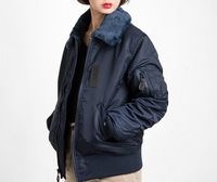 Blouson d'hiver pour homme avec col en fourrure de laine amovible, blouson aviateur vintage rembourré et chaud, vert olive