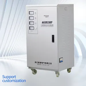 Estabilizador de voltaje de línea de CA, estabilizador inteligente de precisión de 50Hz/60Hz, 10 kva, 110V/220V/380V, 0.5kva-60kva