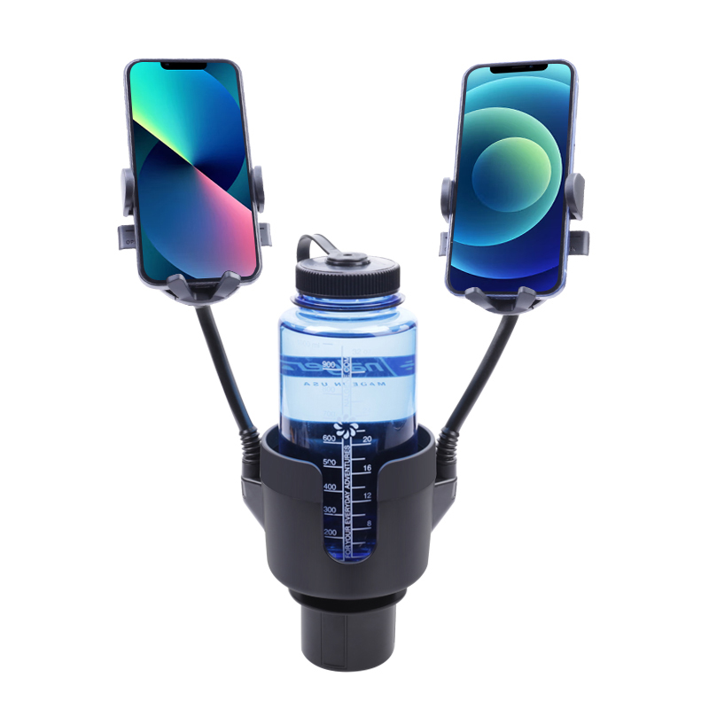Universal 360° Rotating Car Cup Holder Phone Mount with Adjustable Base | J5060 Model | Interior Org
