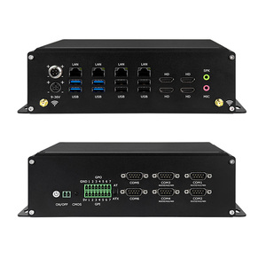 Mini PC Industrial Intel I5 8305G Quad Core DDR4 4GB Memoria <span class=keywords><strong>de</strong></span> Video AMD LAN WIFI6 HD <span class=keywords><strong>4</strong></span> Pantallas Doble Fuente <span class=keywords><strong>de</strong></span> Alimentación Chasis <span class=keywords><strong>de</strong></span> Aluminio - Product Image 1