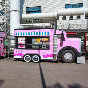 Remorque alimentaire mobile, cuisine mobile, camion de restauration pour burgers, hot-dogs, kebabs, frites, avec plaque chauffante et friteuse - Product Image 1