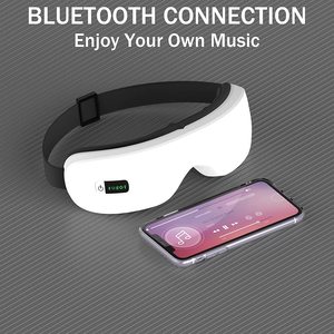 Masajeador de ojos térmico eléctrico con calefacción infrarroja inteligente, productos para el cuidado de los ojos, masajeador de relajación de ojos portátil, música Bluetooth - Product Image 4