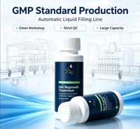 Sérum capillaire personnalisé aux peptides de cuivre Redensyl anti-chute, formule et flacons sur mesure OEM, marque privée
