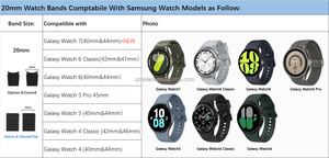 20mm hızlı bırakma düğmesi üst katman hakiki deri bant kayışı Samsung Galaxy izle 7/6/5/4 - Product Image 6