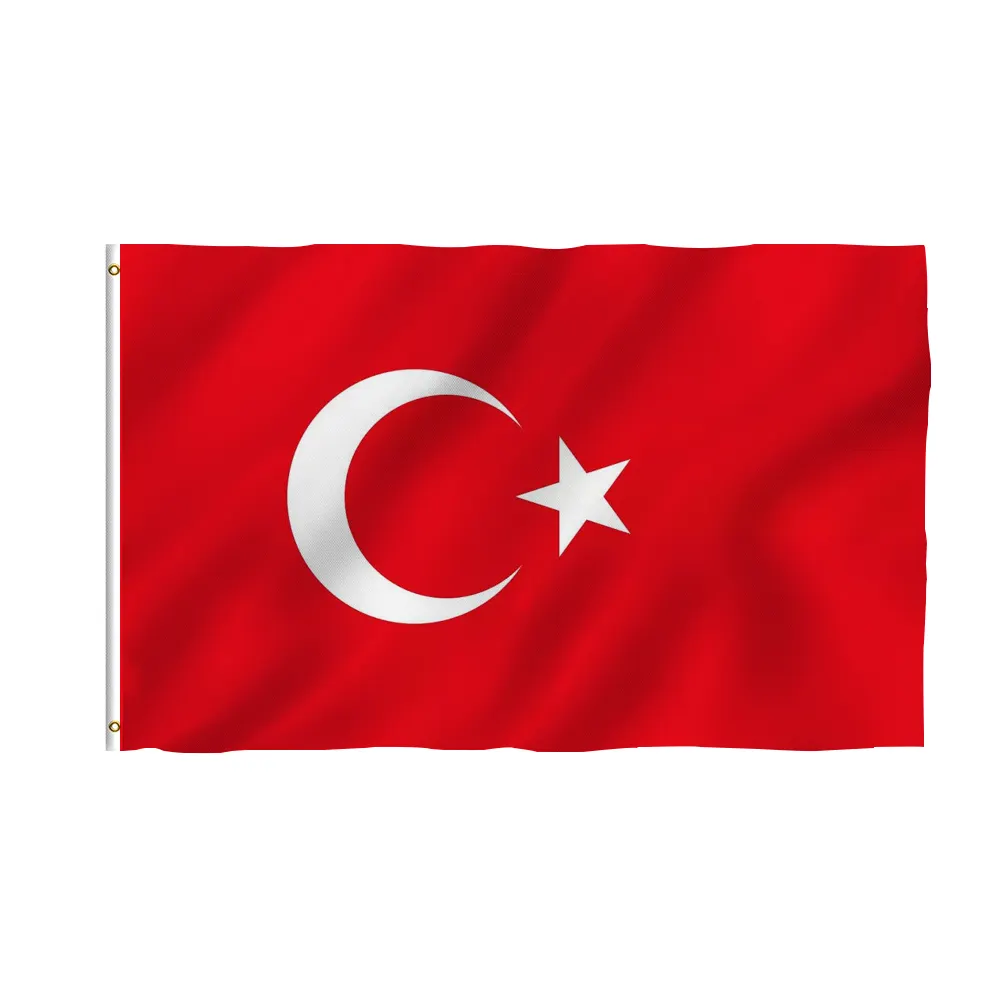 Flagnshow 3x5ft تخصيص حجم تركيا العلم علم تركيا