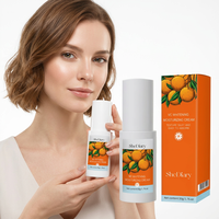 Crème Éclaircissante à la Vitamine C, Hydratant Visage Blanchissant, Correcteur de Teint, Antioxydant, Crème Faciale, Fourniture OEM