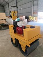 Compacteur vibrant portatif diesel à deux roues autopropulsé pour surfaces, moteur Honda HYDAC, neuf pour la construction routière