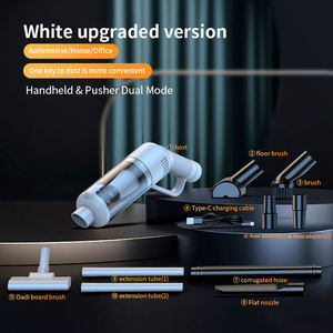 Mini aspirador de mano inalámbrico compacto de alta potencia para el hogar, el coche y la Oficina, portátil, inalámbrico, recargable, <span class=keywords><strong>6500PA</strong></span>, succión de 18min - Product Image 4