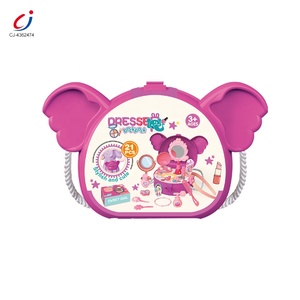 Chengji Pretend Play Makeup Kit Girls Beauty Cosmetic <strong>Dressing</strong> Shoulder Bag Pretend Makeup Toy for <strong>Toddlers</strong> - Product Image 5