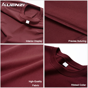 Camiseta Kuenzi RTS con Logotipo Personalizado, 100% Algodón, Talla Grande <span class=keywords><strong>3X</strong></span>, 230 g/m², Cuello Redondo, Manga Larga, para Hombre - Product Image 4