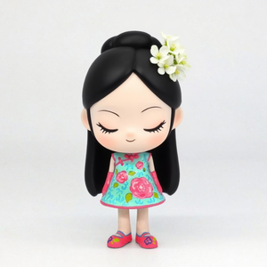 Figurine en vinyle PVC miniature personnalisée OEM, jouet de dessin animé, figurine d'action de collection à l'échelle 1/12, statue pour les 14 ans et plus - Product Image 2